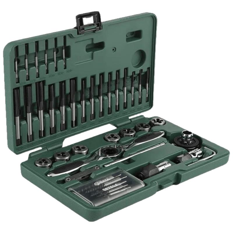 SATA High-Speed Steel Coarse Thread Tap and Die Set
