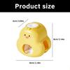 Duck Theme Auto Toothpaste Dispenser Wall Mounted Bathroom Organizers Toothbrush Holder For Kids Adults Home Essential