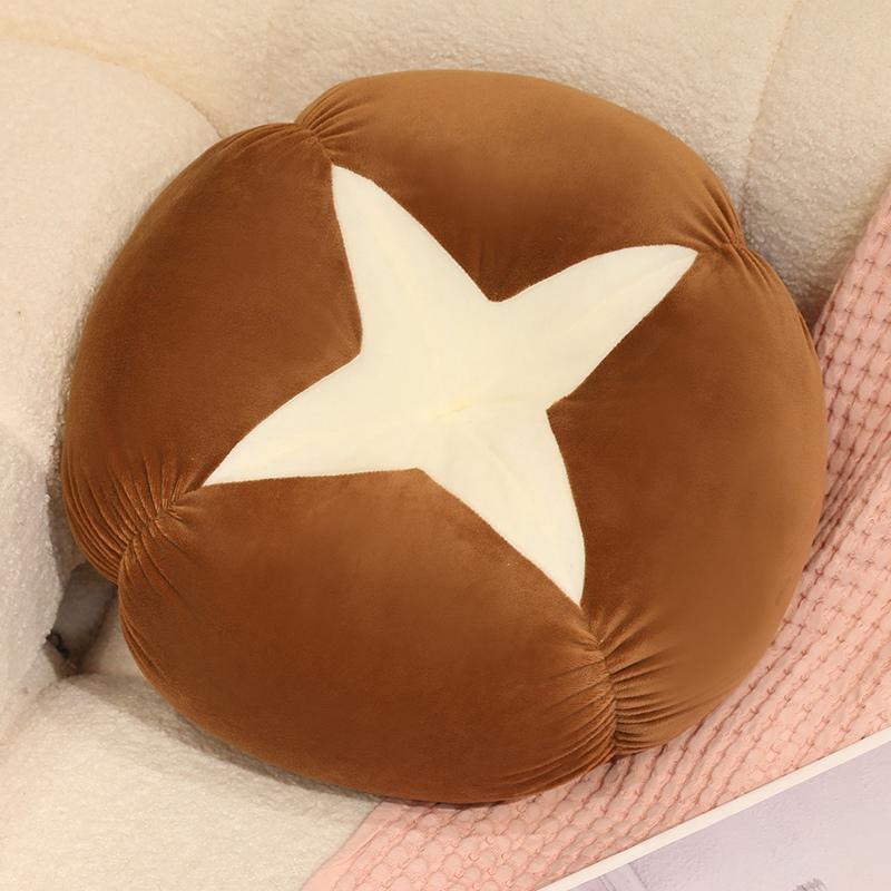 Cuscino Peluche Pomodoro Fungo 25-45Cm Morbido Giocattolo Ripieno di Verdura Comodo Cuscino per Divano Frutto Cachi Regalo per Fidanzata