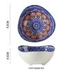 Yanggge 4-inch Moroccan Ceramic Triangular Dish Set