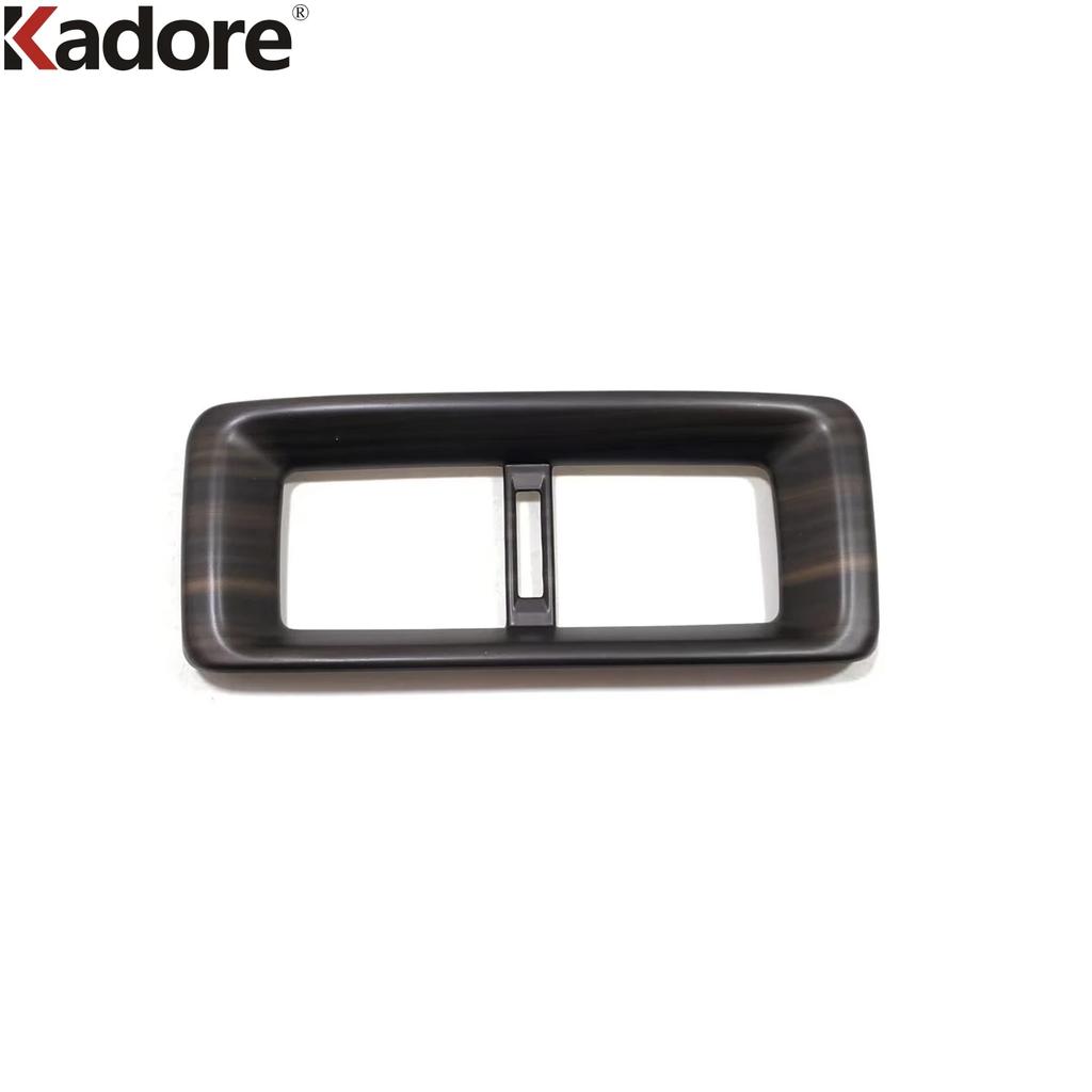 For Honda CRV CR-V  2024 Carbon Fiber Car Armrest Box Rear Air Condition Vent Outlet Cover Trim Interior Accessories