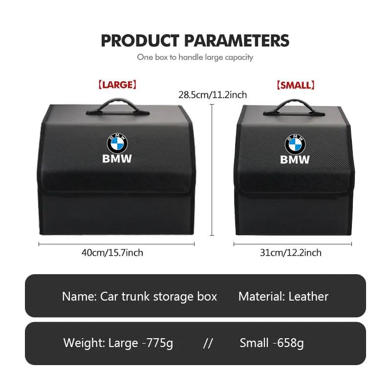 XKUGH1 For BMW New 2025 Car Trunk Organizer Box Tailbox Stowing Tidying Storage Bag Accessories For BMW E70 E91 E30 G30 E53 M3 M5 X6 X4
