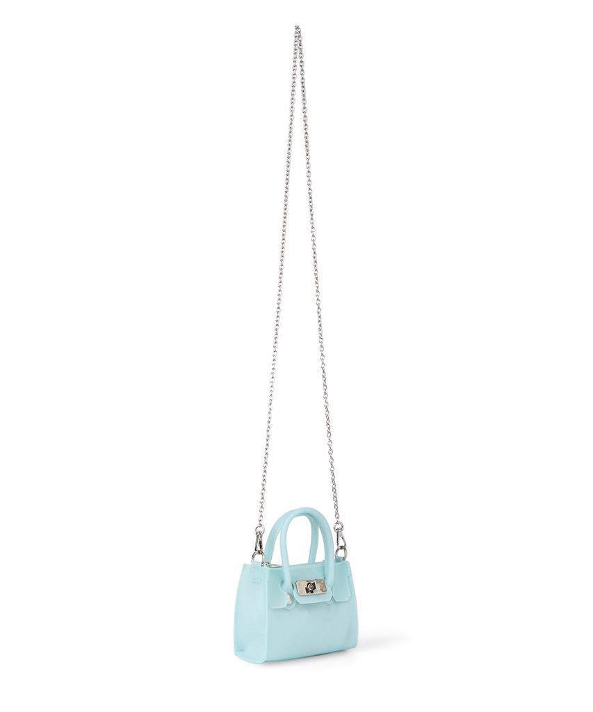 Deinet Jelly Chain Mini Bag In Ice Blue