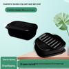 Double-Layer Leak-Proof Soap Dish with Lid - Portable Travel Soap Box for Bathroom