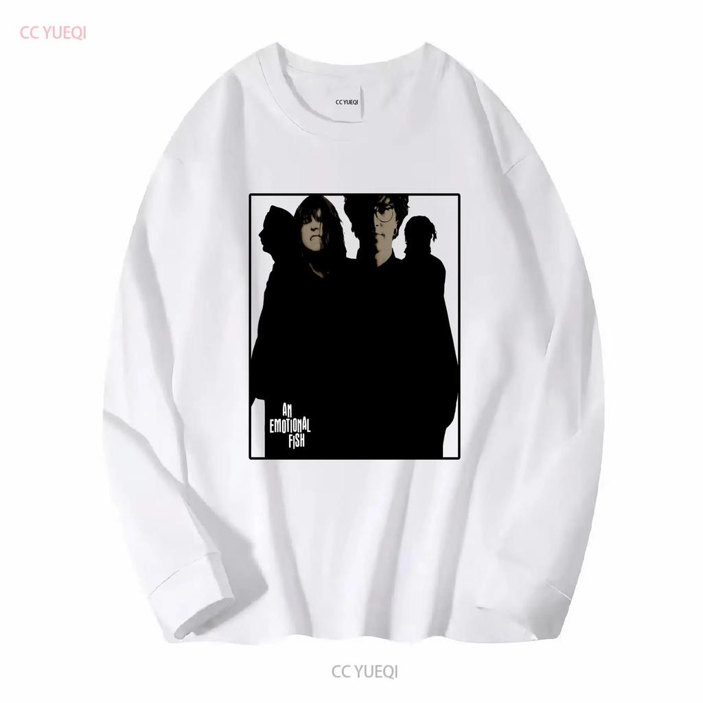 Vintage 90s 1990 AN EMOTIONAL FISH the Frequency Tour Promo Tee Irish Alternative Rock Band Rare Long or Short Sleeves Vintage