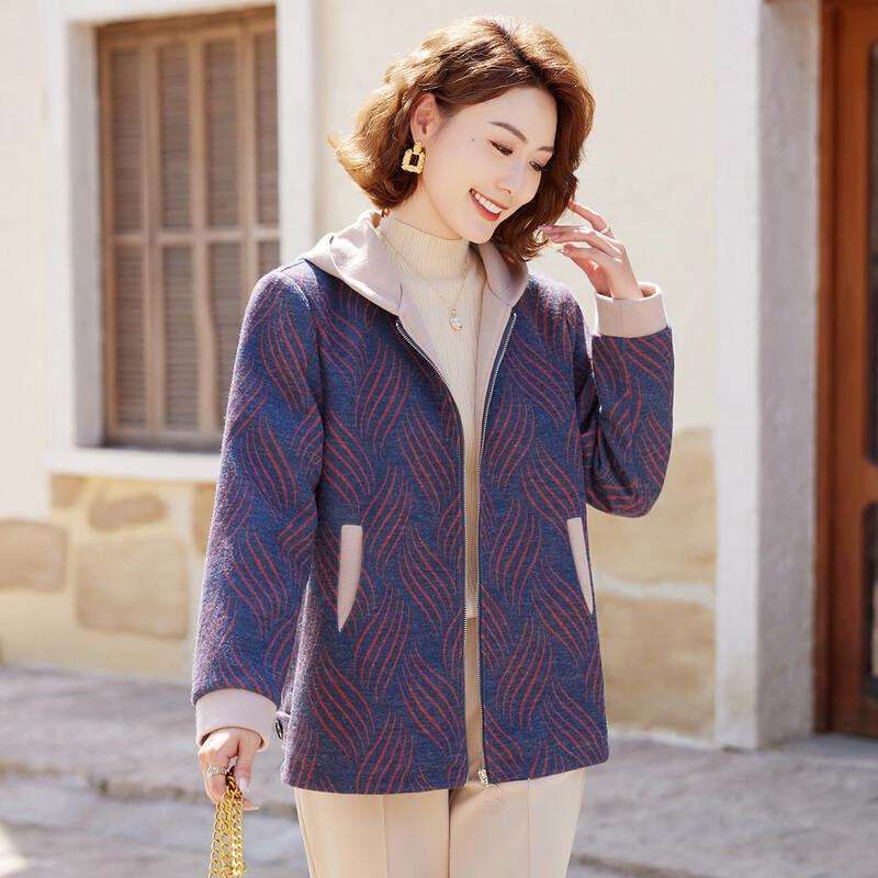 Women's Classic Hooded Warm Zip Jacket