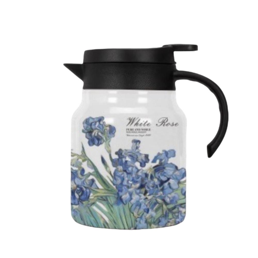 1000ml Thermal Teapot 316 Stainless Steel Insulated Carafe Coffee Pot Insulated Water Pot  Office