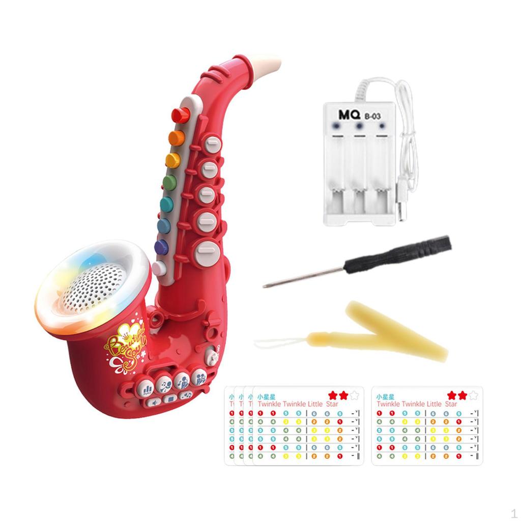 Educational Toys USB Charge Simulation 8 Note Musical Instrument for