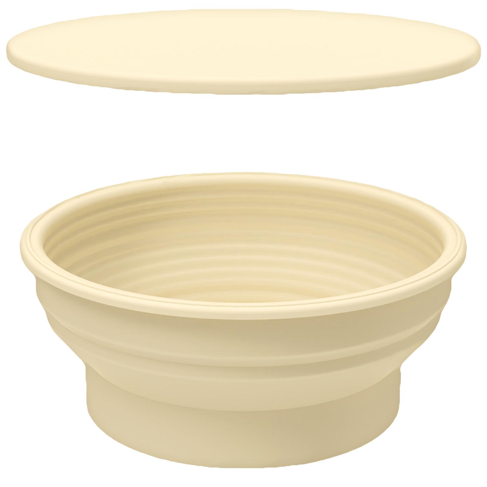 

Круглая складная корзина для расстойки хлеба с контролем температуры, электрическая силиконовая баннетон, миска для ферментации закваски