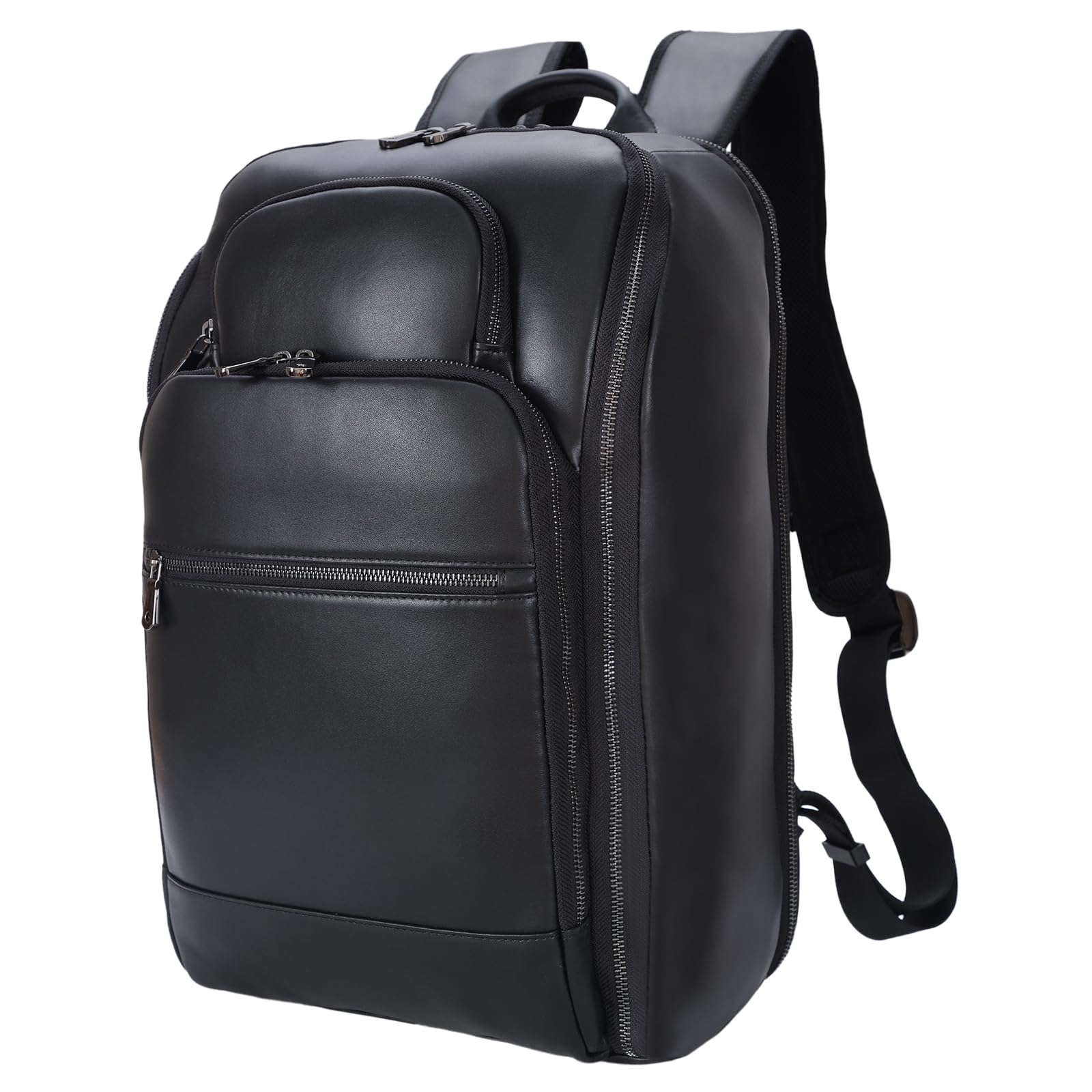 

Masa Kawa Genuine Leather Business Large 20L Perfect for or Overnight Black Backpack, Capacity, Men s Backpack, 2-Way, Waterproof, Capacity,