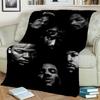 3D Legend Star Hip Hop Rapper Kunstdecke, Weiche Überwurfdecke für Zuhause Schlafzimmer Bett Sofa Picknick Reise Büro Abdeckdecke Kinder