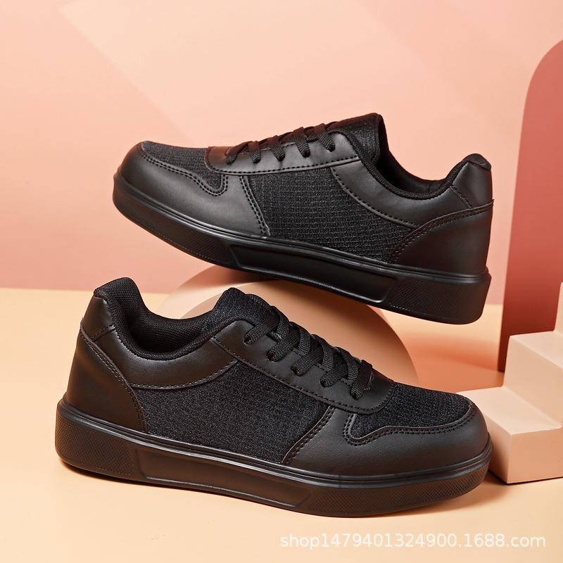Board Shoes Women's Spring New Thick-soled Versatile Women's Shoes Casual Sports Little White Shoes Breathable Mesh