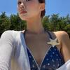 New sweet French women's split two-piece swimsuit ins Korean version of hot spring vacation bikini swimsuit set