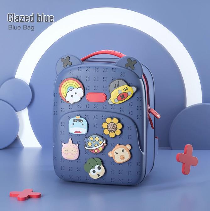 

Adorable Children s Cartoon Backpack for Outdoor Activities, Travel, School, and Kindergarten - Suitable for Boys and Girls синий