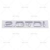 ABAB1 3D 1.6 1.9 2.0 3.0 4.0 TDI Car Trunk ABS Badge Emblem For Car Rear Tailgate Adhesive Badge Sticker for A4 A5 A6 A7 A8 Q3 Q5 Q7