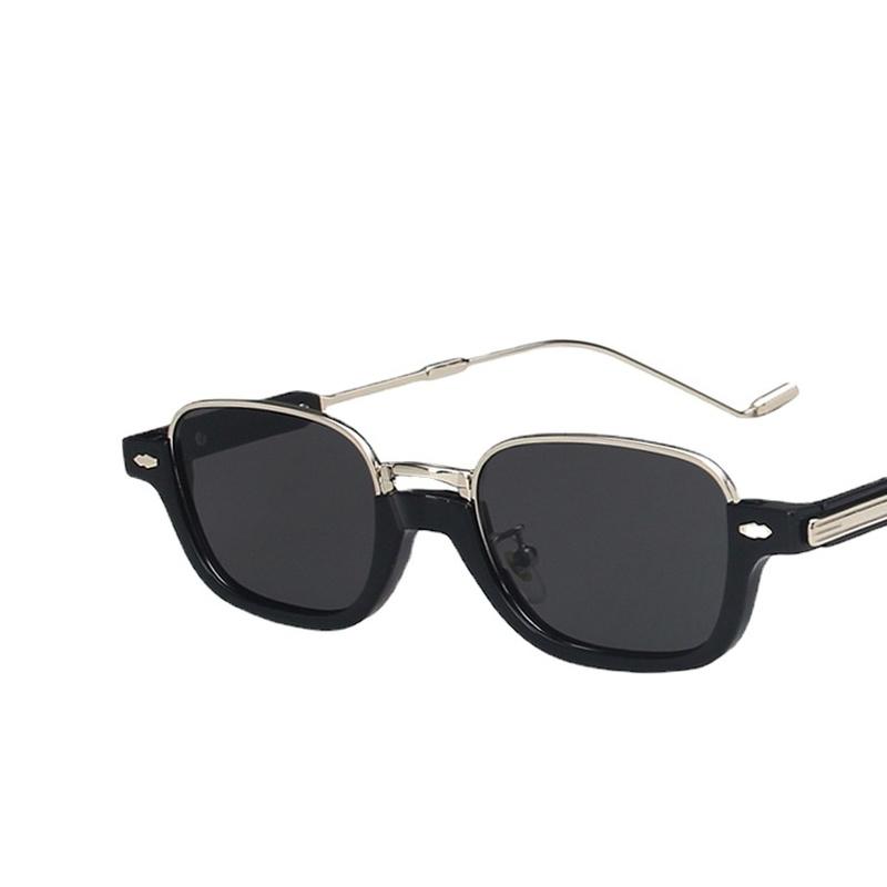 

New Vintage Fashion Sunglasses For Women Metal Square Frame Luxury Shades Pink Sun Glasses Photograph Uv400 Eyewear As shown in the figu