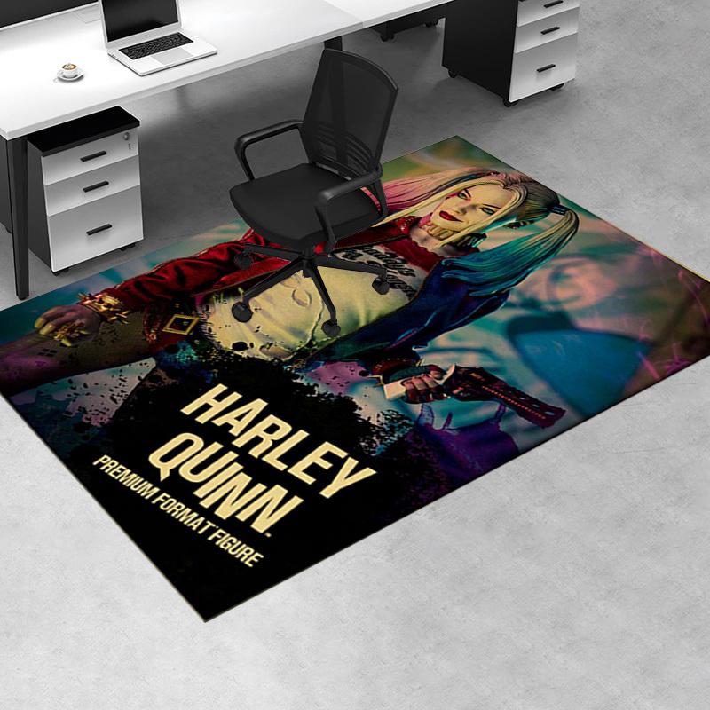 

Harley Quinn Premium Format Figure Collectible Model Toy Office Mat Home Decor Office Desk Chair Rugs Chair Carpet for office Chair Mat Gift 60cm by 90cm
