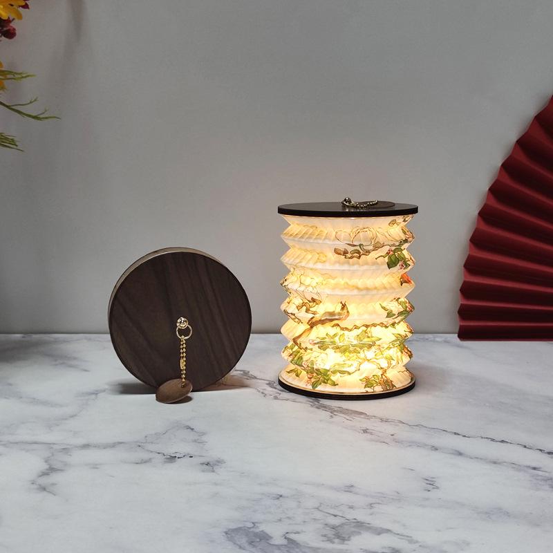 LED Folding Lantern Night Light: Creative Gift for Festivals