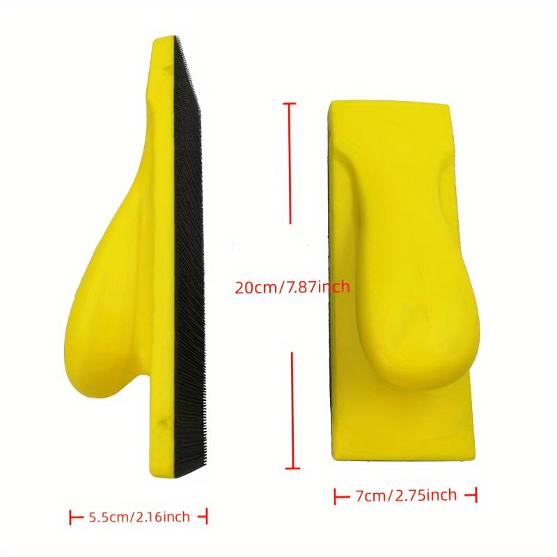 19.81x7.11 Cm Rectangular Manual Sanding Block, Woodworking Sanding Tool, Magic Sanding Block for Tight Spaces, Suitable for Wooden Furniture