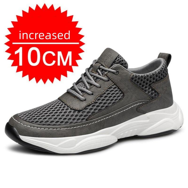 2026 Man Elevator Shoes Lift Sneakers Men Sports Height Increase Insole 8cm10cm Leisure Fashion Summer Sports Heightening Shoes