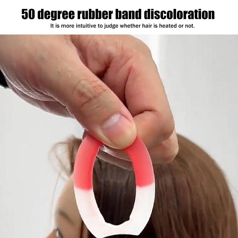 20Pcs Large/Small Size Perm Silicone Band Heat Resistant Traceless Digital Cold Rods Elastic Rubber Band Hair Rings Styling Tool