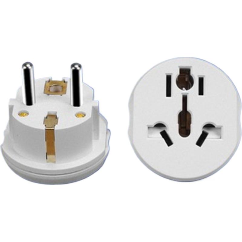 1PCS EU Plug Adapter Universal Input Socket Converter US UK AU CN to European Outlets Adapter Electric Socket Outlet CN to EU