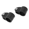 2 Pcs Bimini Top Jaw Slide 22mm Black Nylon Bimini Top Fitting Marine Hardware for Boat Yacht 22MM Sunshade Hardware