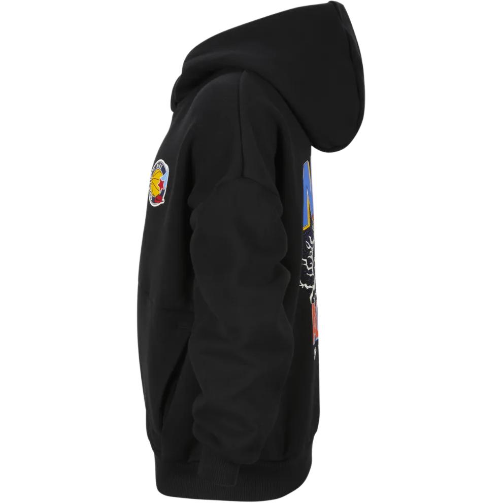 Nike Icon Fleece Loose Fit Hoodie Kids Tops Black HV1747-010