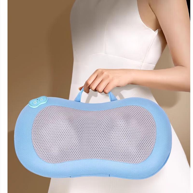 Aux Rechargeable Neck and Shoulder Massager Pillow