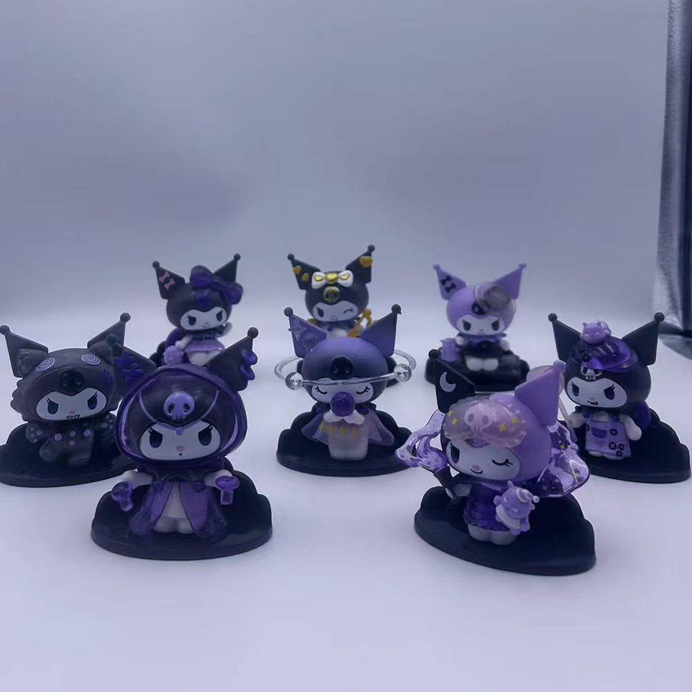 Kuromi Blind Box Werewolf kill Series Action Figure Dolls Anime Figures Surprise Bag Cute Model Fans Collection Toy