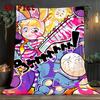 Popee the Performer Inspired 2D Flat Pattern Flannel Blanket High Quality All Seasons Warmth and Comfort Perfect for Christmas Gifts.PMT0914181