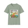 Unisex Softstyle T-Shirt Mens Womens Tees Top Alien Family Ugly Christmas Sweater Funny Holiday