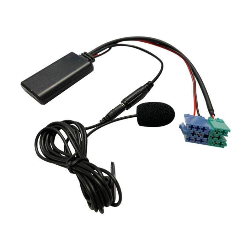 Universal Car Handfree Calling Radio Stereo Music Receiver Adapter AUX Input Cable Mini Plug Easy Connection Clear Sound