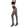 Sexy European Floral Fishnet Jacquard Leggings - Style 3101