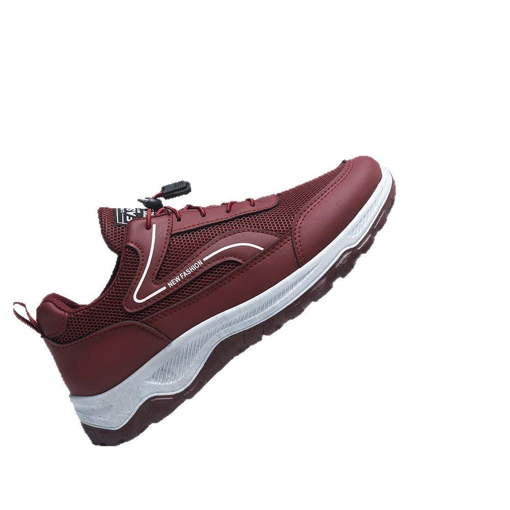 Middle-aged Walking Shoes Spring and Autumn Mesh Breathable Soft Sole Light Leisure Sports Parents Shoes