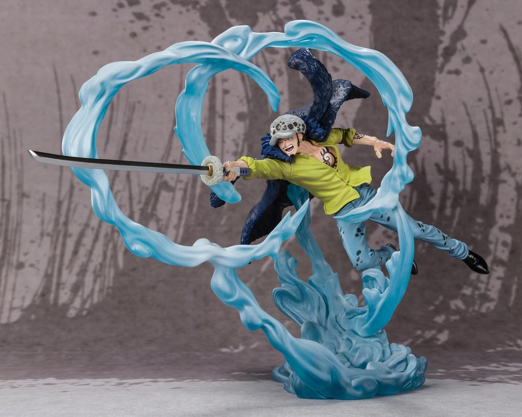 TAMASHII NATIONS Figuarts ZERO ONE PIECE Fierce Trafalgar Law Three Captains Onigashima Monster Battle 240mm Complete Figure BAS63240 [Super Battle] -