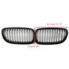 Glänzendes Schwarzes Auto Front Nierengrill Gitter für BMW E90 E91 LCI 325i 328i 335i 4D 2009 2010 2011 5113767 5113768