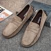 Fashion Fashion Suede Men Casual Shoes Breathable Leather Mens Loafers Slip on Male Driving Shoes Luxury Brand Comfortable Boat Shoes