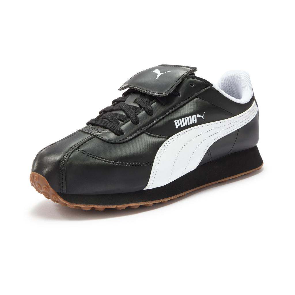 Puma Turin Retro Comfortable Versatile Lifestyle Casual Shoes Unisex Shoes Black White 410479-01