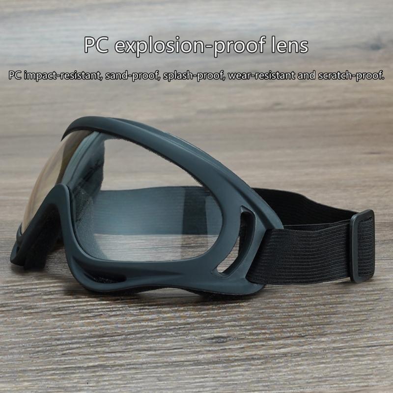 Shatterproof Safety Glasses Impact Resistant Goggles UV400 Protective Eyewear For Skiing Motorcross Airsoft Enthusiasts