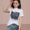 New Chinese style buckle national style pure cotton short-sleeved t-shirt women's 2025 new popular summer slim and thin short top