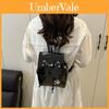 Cat Pattern Pu Material Small Backpack For Women With Breathable Design And Urban Style For Daily Use