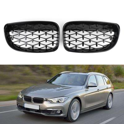 Meteor Black Front Grille Fit BMW 1 Series E81 E87 E82 E88 128i 135i 2008-2012