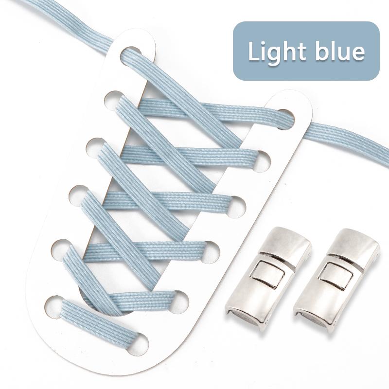 No Tie Shoes Laces for Flat Running Shoes Convenient and Fast for Kids Adult Elastic Laces for Sneakers Cross Buckle Shoelaces