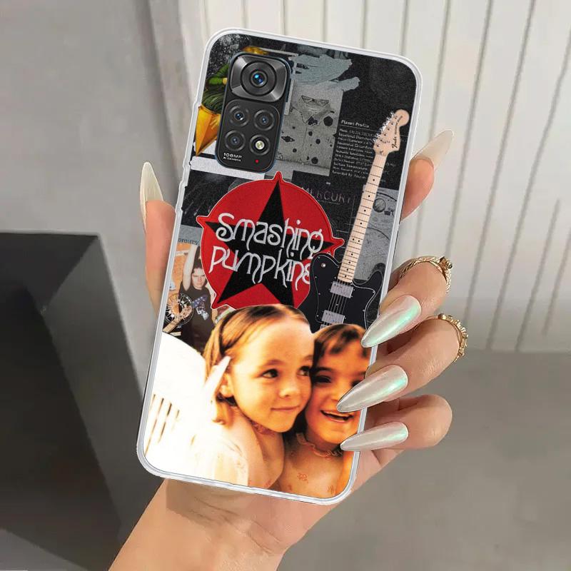 Rock The Smashing Pumpkins Phone Case for Xiaomi Redmi Note 15 14 14S 13 12S 12 Pro 11S 11 Plus 11T 11E 10S Soft Funda Print She