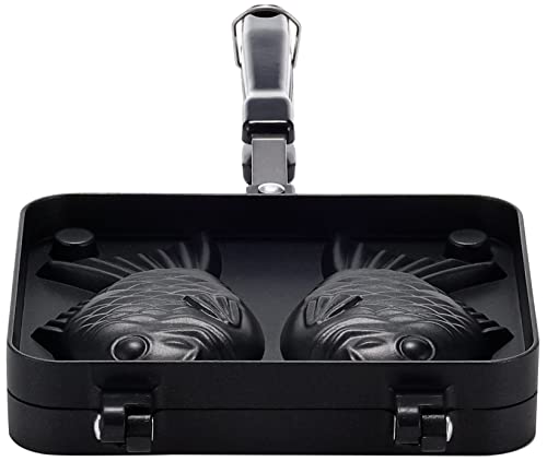 Tigăi Taiyaki BBQ Captain Stag, Aluminiu turnat, UG-3008