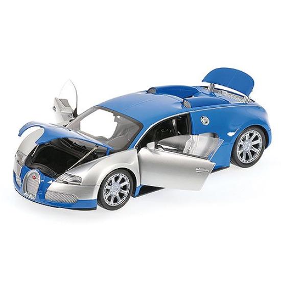 Minichamps Bugatti Veyron Centenaire 2009 Finished Product 1/18 (Chrome/Blue)
