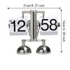 Portable Automatic Flip Clock Nordic Style Page Turning Clock Retro Desk Flipping Clock  Desktop