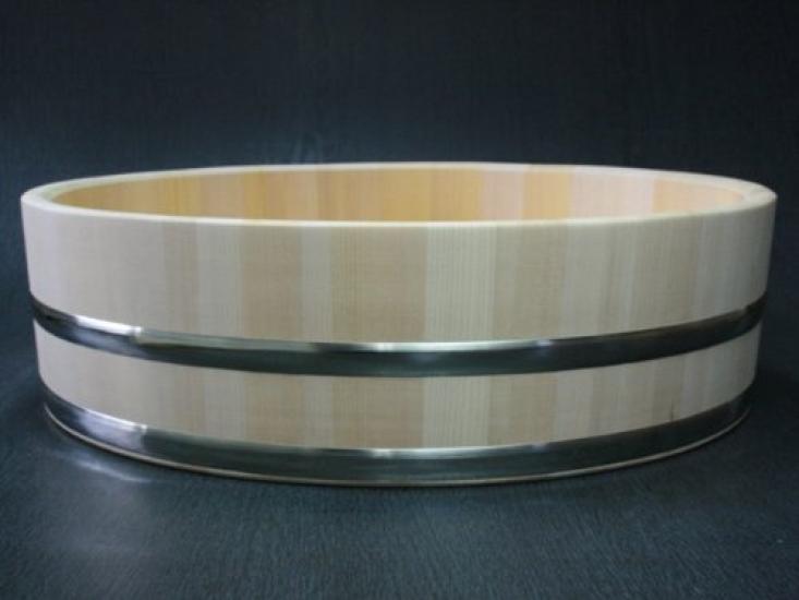 

Подставка для риса Kiso Okeya Kiso Sawara из дерева, 1 сяку, 8 сун, 3 суши, суши, оке, 54 см, нержавеющая сталь, бирка [Shimizu Industry], резак/рис
