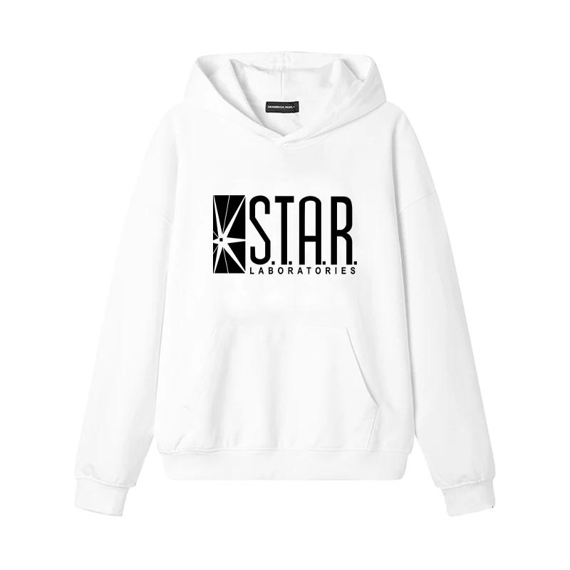 Nova‑badge Men Hoodie Front Stylized Star‑graphic Block‑font Text Motif Pullover For Soft Relaxed Casual Street Wear